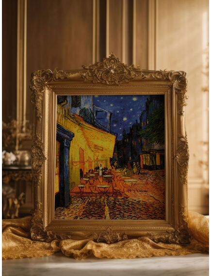 Наборы для вышивания "Ночная терраса кафе" по мотивам картины В. Ван Гога – фото 5