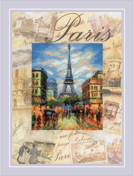 Наборы для вышивания Города мира. Париж – фото 1