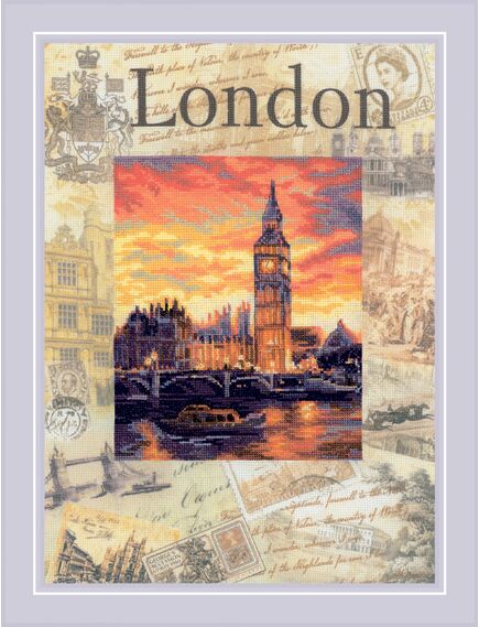Наборы для вышивания Города мира. Лондон – фото 1