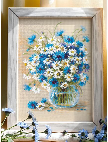 Наборы для вышивания Ромашки и васельки – фото 3