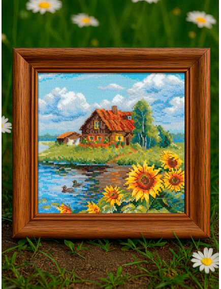 Наборы для вышивания Золотое лето. Подсолнухи – фото 6