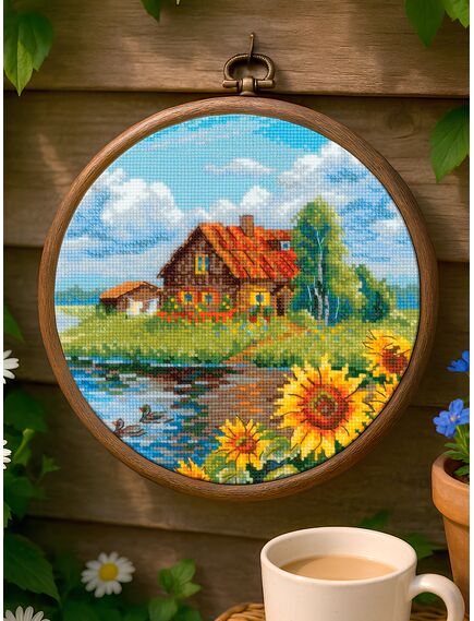 Наборы для вышивания Золотое лето. Подсолнухи – фото 7