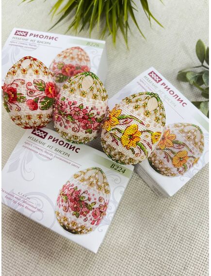  В226 Набор для бисероплетения "Яйцо пасхальное Примула" – фото 8