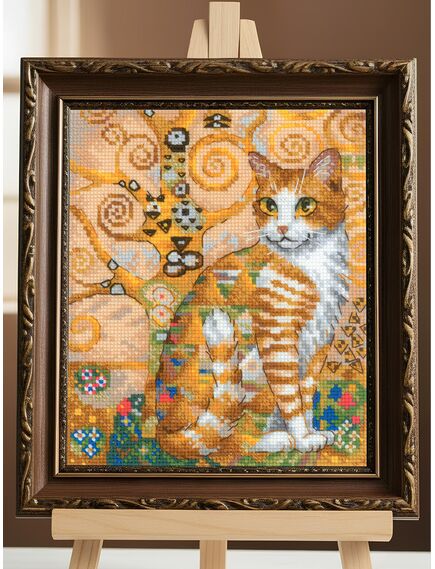Наборы для вышивания 2319 Набор для вышивания "Золотой котик" – фото 2