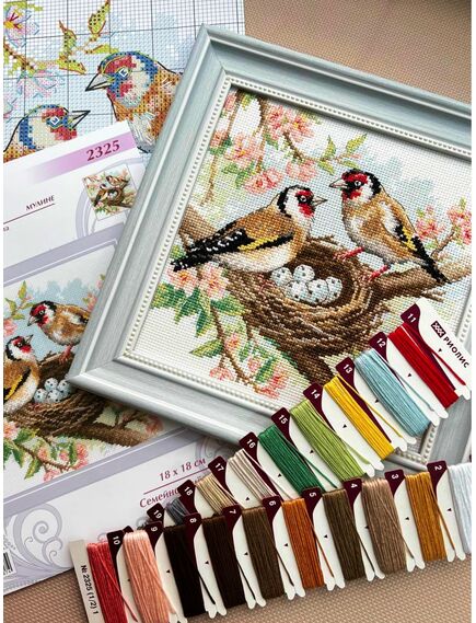 Наборы для вышивания 2325 Набор для вышивания "Семейное гнездышко" – фото 8