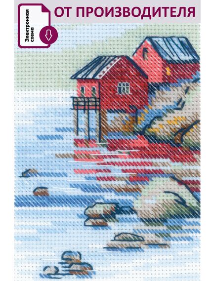 Наборы для вышивания 2328 Набор для вышивания "У озера" – фото 11