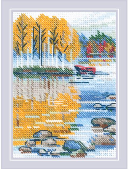 Наборы для вышивания 2328 Набор для вышивания "У озера" – фото 12