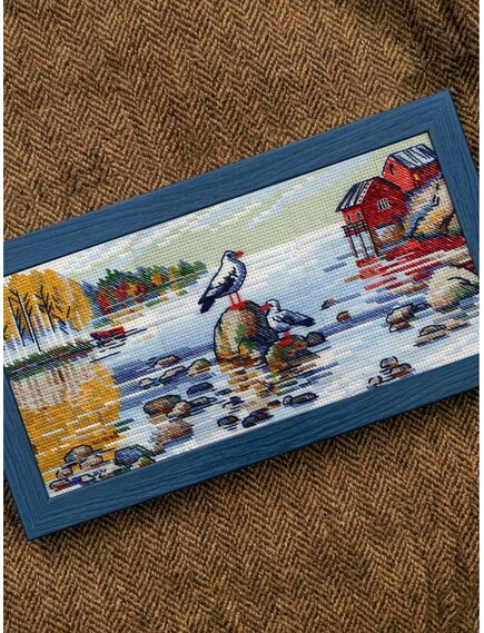 Наборы для вышивания 2328 Набор для вышивания "У озера" – фото 15