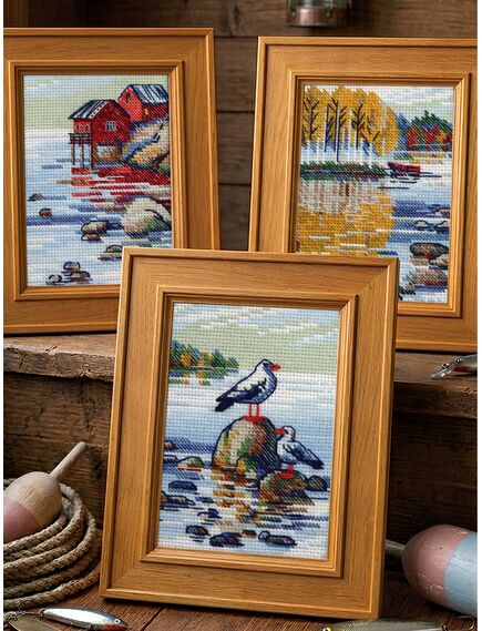 Наборы для вышивания 2328 Набор для вышивания "У озера" – фото 4