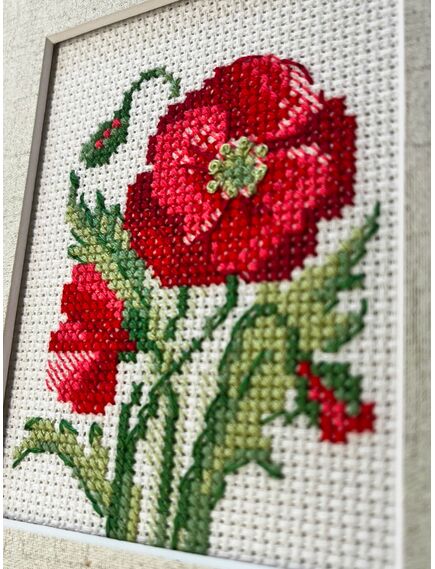 Наборы для вышивания 2337 Набор для вышивания "Цветочное трио" – фото 5