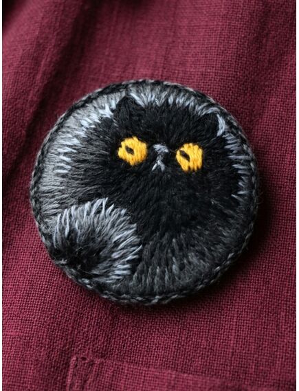 Наборы для вышивания 2339АС Набор для вышивания "Брошь Баксик" – фото 2