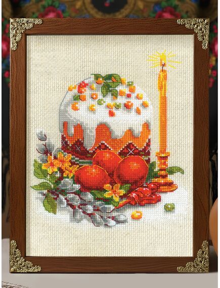 Наборы для вышивания 2341 Набор для вышивания "Русская Пасха" – фото 3