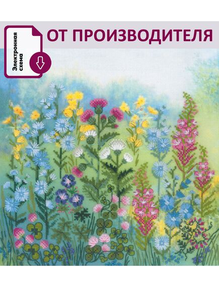 Наборы для вышивания 0106 РТ Набор для вышивания "Луговые цветы" – фото 1