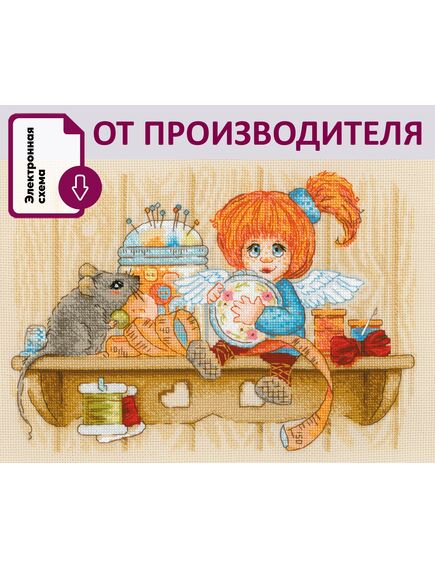 Наборы для вышивания 2271 Набор для вышивания "Ангел вышивальщицы" – фото 1