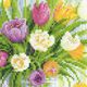 Наборы для вышивания Акварельные тюльпаны – фото 4