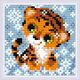  Алмазная мозаика "Снежный тигренок" – фото 1