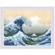 Наборы для вышивания «Большая волна в Канагаве» по мотивам гравюры К.Хокусая – фото 1