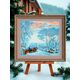 Наборы для вышивания "Зима" по мотивам картины Б.М.Кустодиева – фото 2