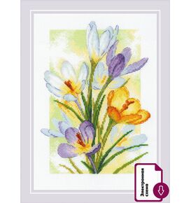 Наборы для вышивания 2190 Набор для вышивания "Сияние весны. Крокусы" – фото 1