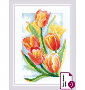 Наборы для вышивания 2191 Набор для вышивания "Сияние весны. Тюльпаны" – фото 1