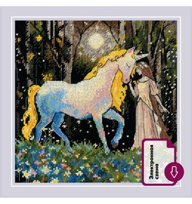 Наборы для вышивания 2307 Набор для вышивания "Легенда о единороге" – фото 1