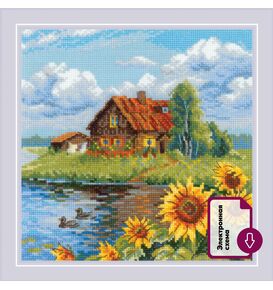 Наборы для вышивания 2313 Набор для вышивания "Золотое лето: Подсолнухи" – фото 1